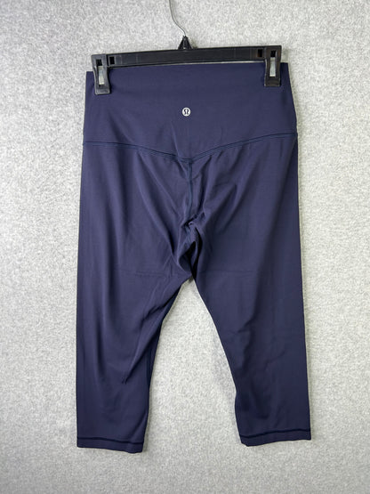 Lululemon Align Crop 18" Size 8 Blueberry Jam