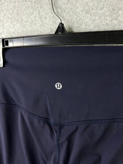 Lululemon Align Crop 18" Size 8 Blueberry Jam