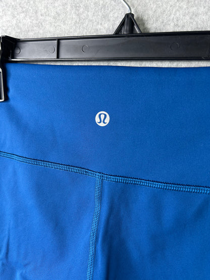 Lululemon Wunder Under Low-Rise Tight 28" Full-On Luxtreme Size 10 Deep Marine