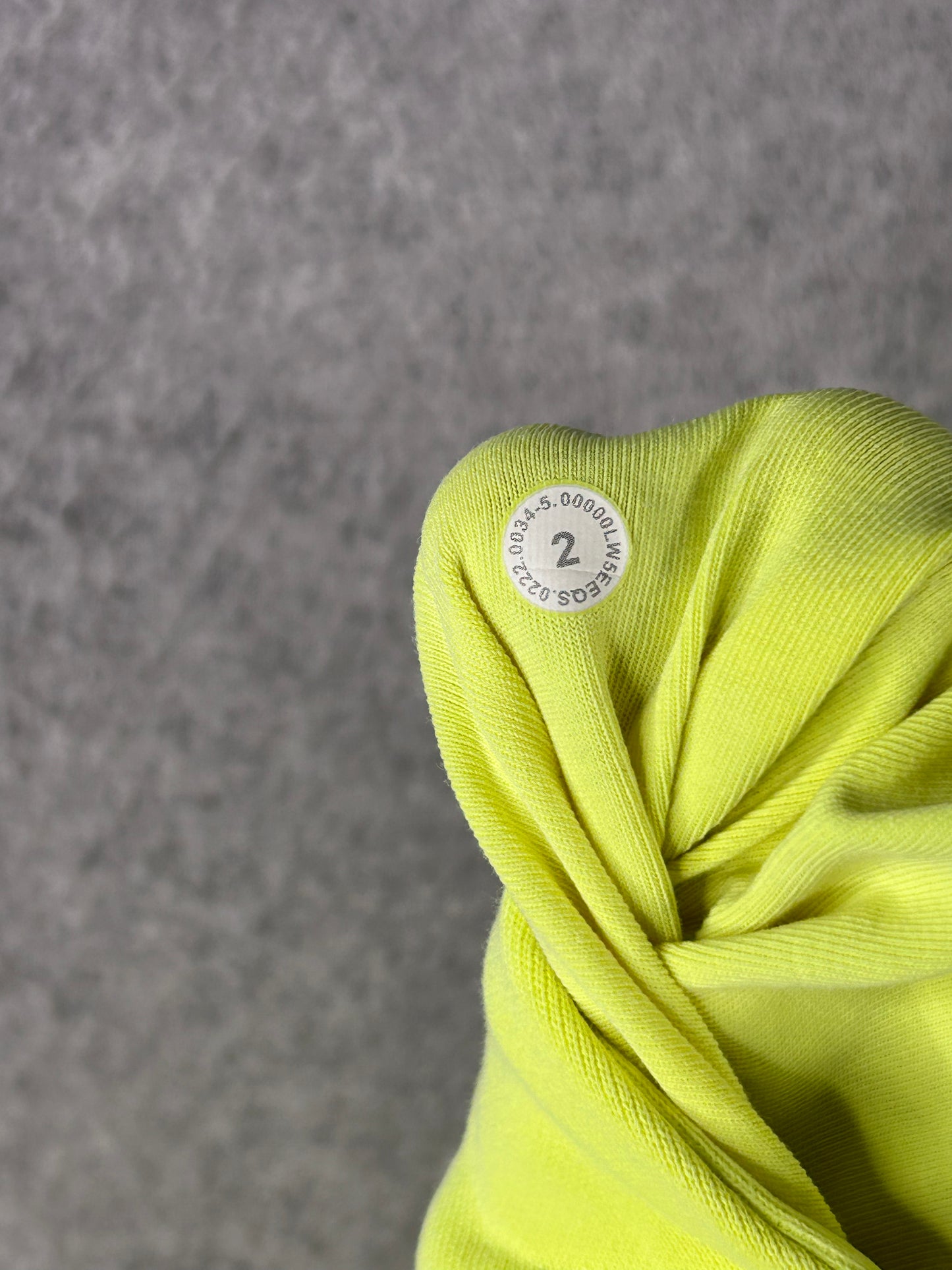 Lululemon Scuba High-Rise French Terry Jogger Size 2 Neon Garment Dye Solid Highlight Yellow