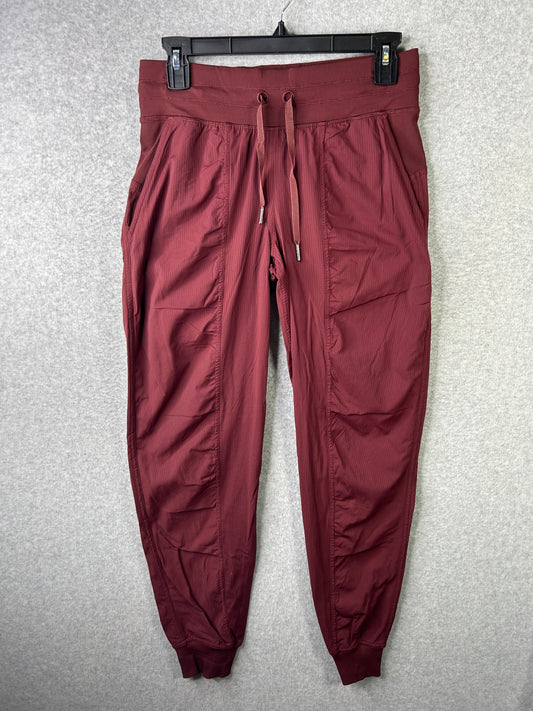 Lululemon Dance Studio Mid-Rise Jogger Size 4 Red Merlot