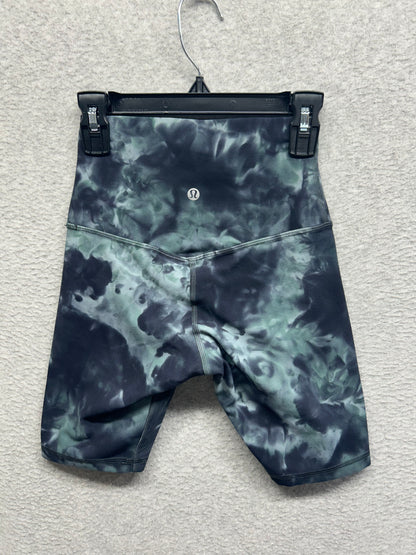 Lululemon Align High-Rise Short 8" Size 2 Diamond Dye Blue Green