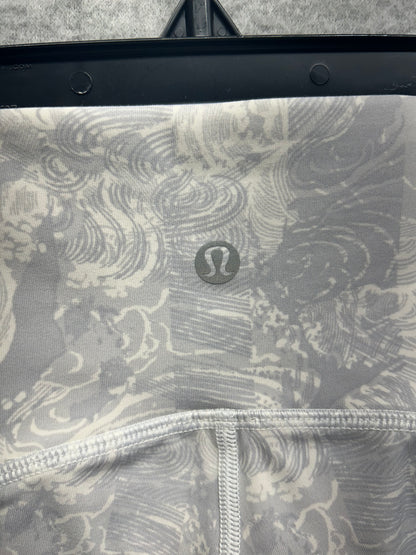 Lululemon Train Times Short 6" Size 2 Eternal Wave White