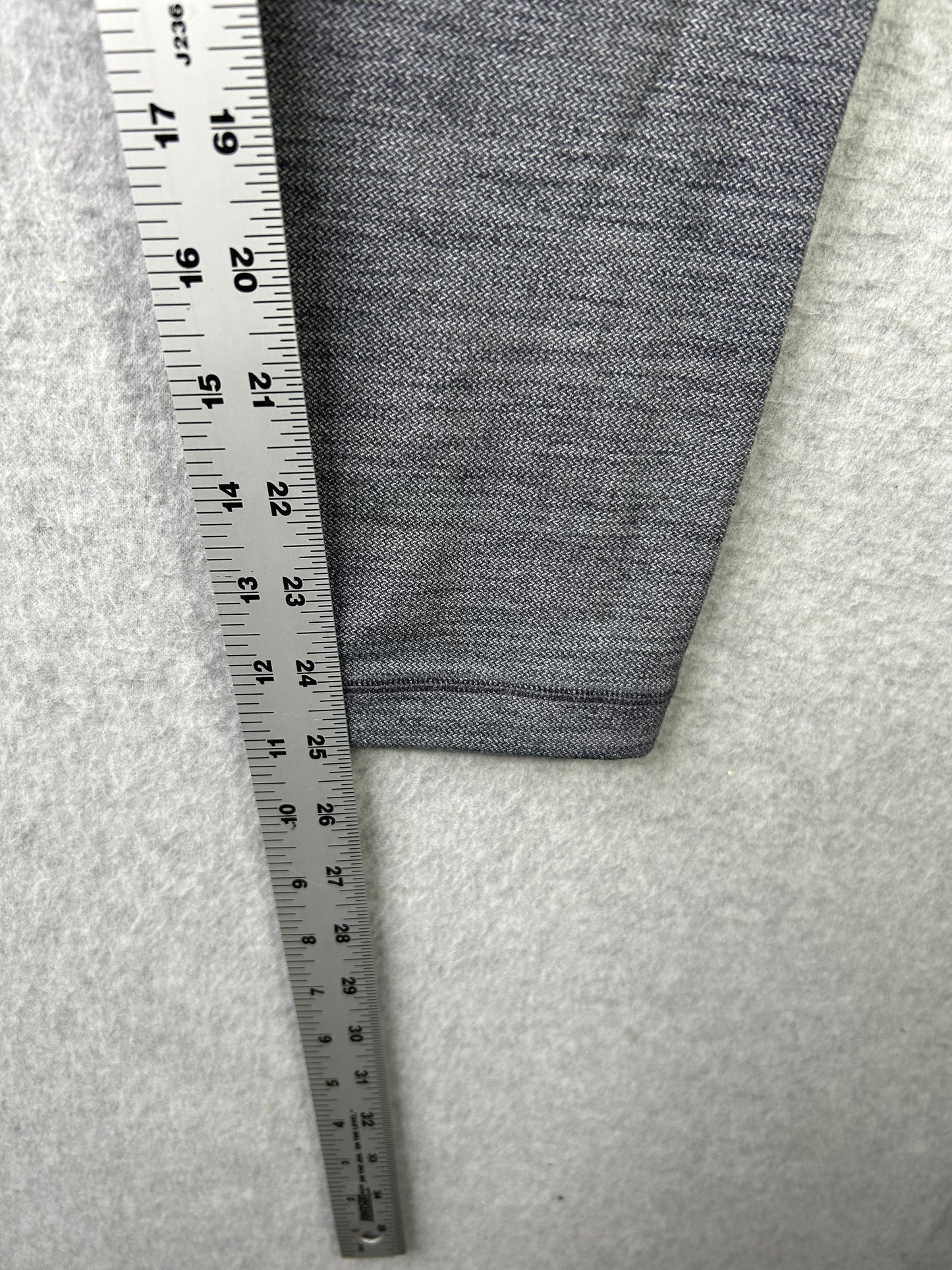 Lululemon Align Pant II 25" Size 6 Mini Heathered Herringbone Heathered Black White