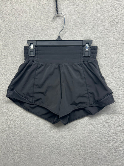 Lululemon Hotty Hot Short High-Rise 2.5" Size 2 (Square) Black