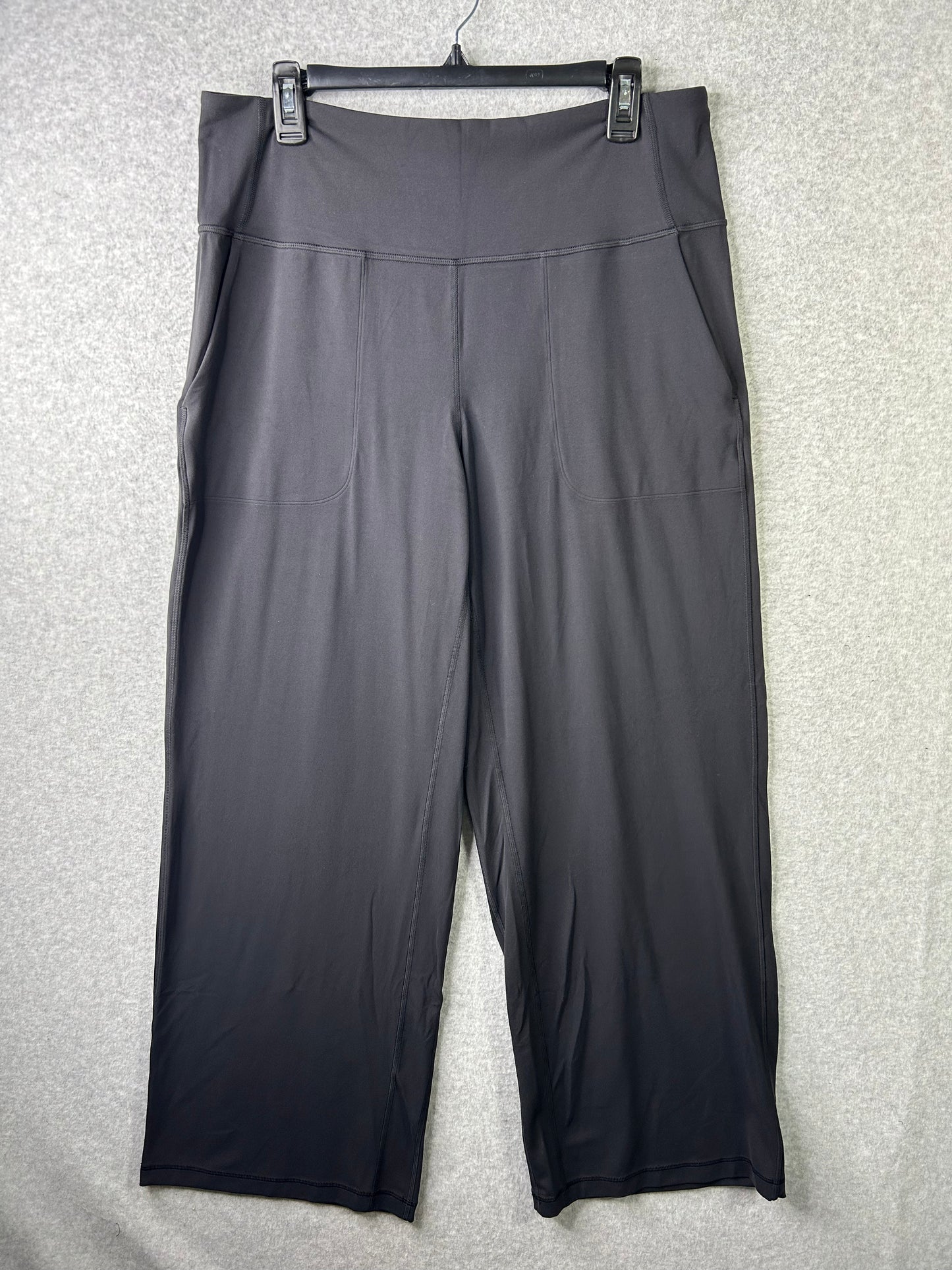 Lululemon Align Wide Leg High-Rise Pant 32" Size 14 Black (Square Dot)