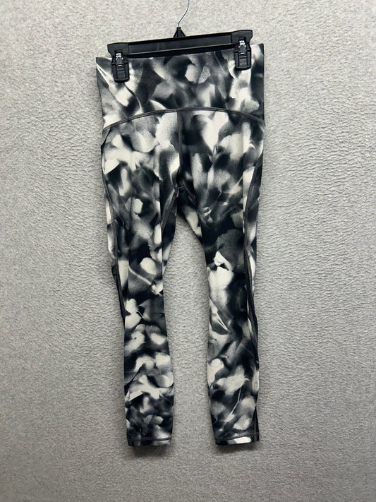 Lululemon Train Times 7/8 Pant 25" Size 4 Blush Blossom Alpine White Black