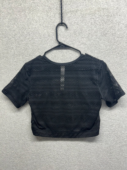 Lululemon Sweat Your Heart Out Short Sleeve Size 2 Black