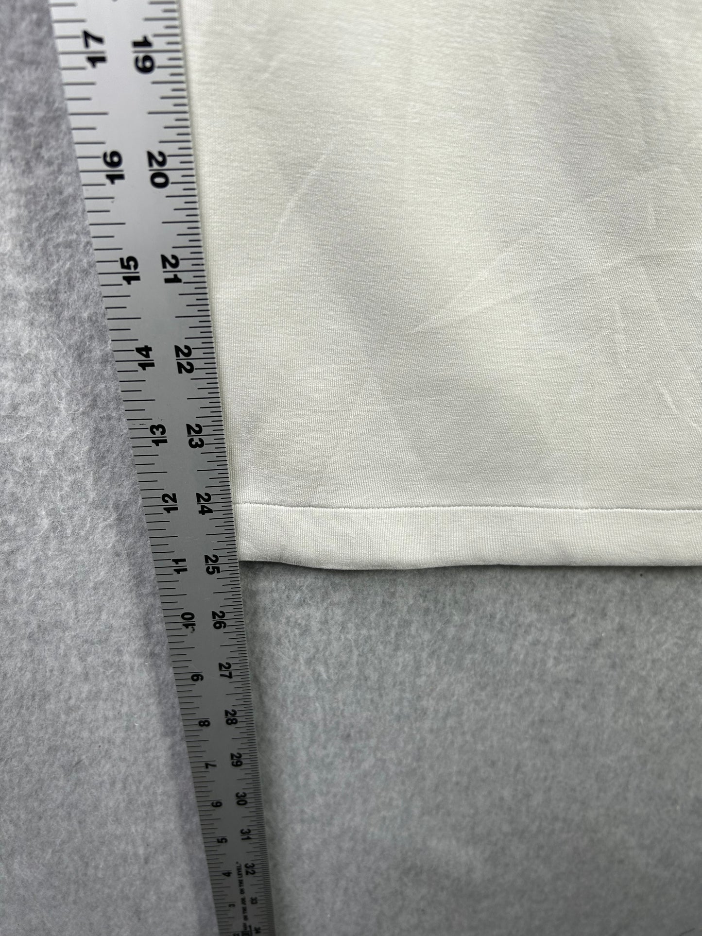 Lululemon Softstreme High-Rise Straight Leg Crop Size 14 White Opal (Square Dot)