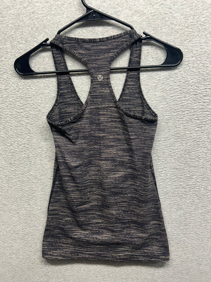 Lululemon Reversible Cool Tank Size 4 Heathered Black
