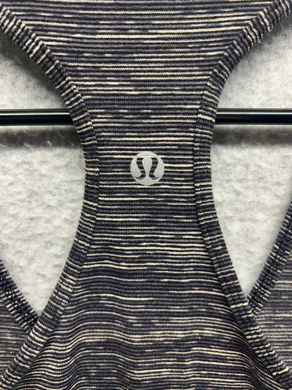 Lululemon Reversible Cool Tank Size 4 Heathered Black