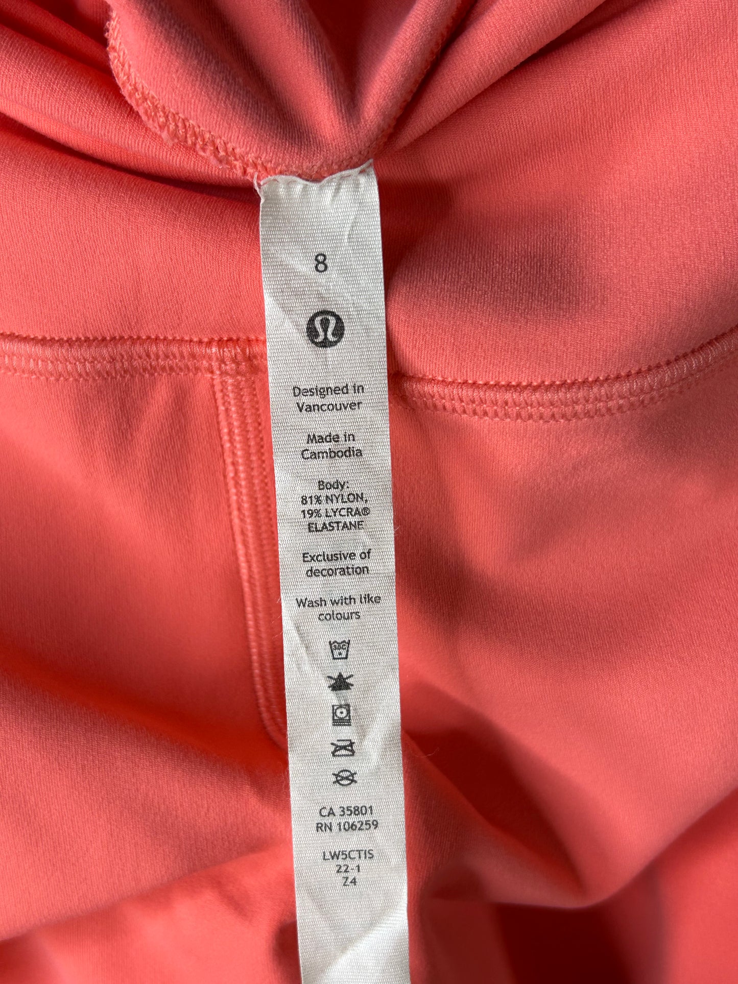Lululemon Align High-Rise Pant 28" Size 8 Raspberry Cream