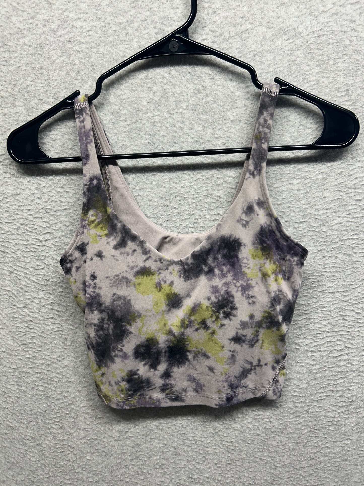 Lululemon Align Tank Top Size 4 Radial Tie Dye Mauve Grey Multi