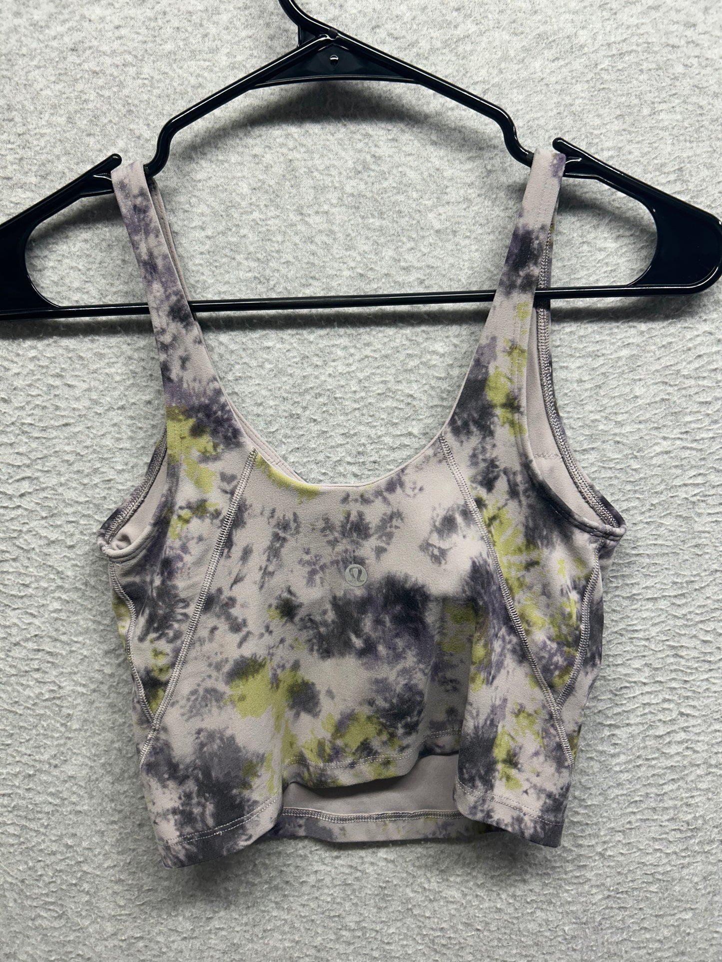 Lululemon Align Tank Top Size 4 Radial Tie Dye Mauve Grey Multi