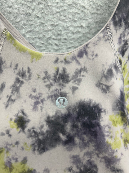Lululemon Align Tank Top Size 4 Radial Tie Dye Mauve Grey Multi