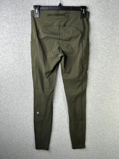 Lululemon Speed Up Tight Full-On Luxtreme 28" Size 6 Dark Olive