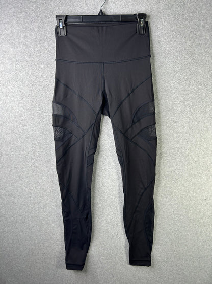 Lululemon Wunder Under High-Rise Tight Mesh 28" Size 6 Black