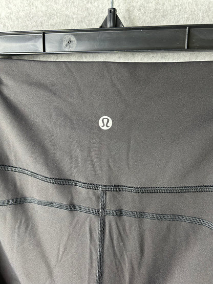 Lululemon Wunder Under High-Rise Tight Mesh 28" Size 6 Black