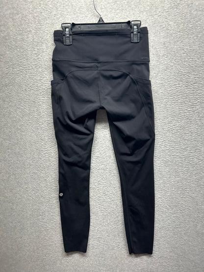 Lululemon Fast & Free 7/8 Tight II Nulux 25" Size 4 Black