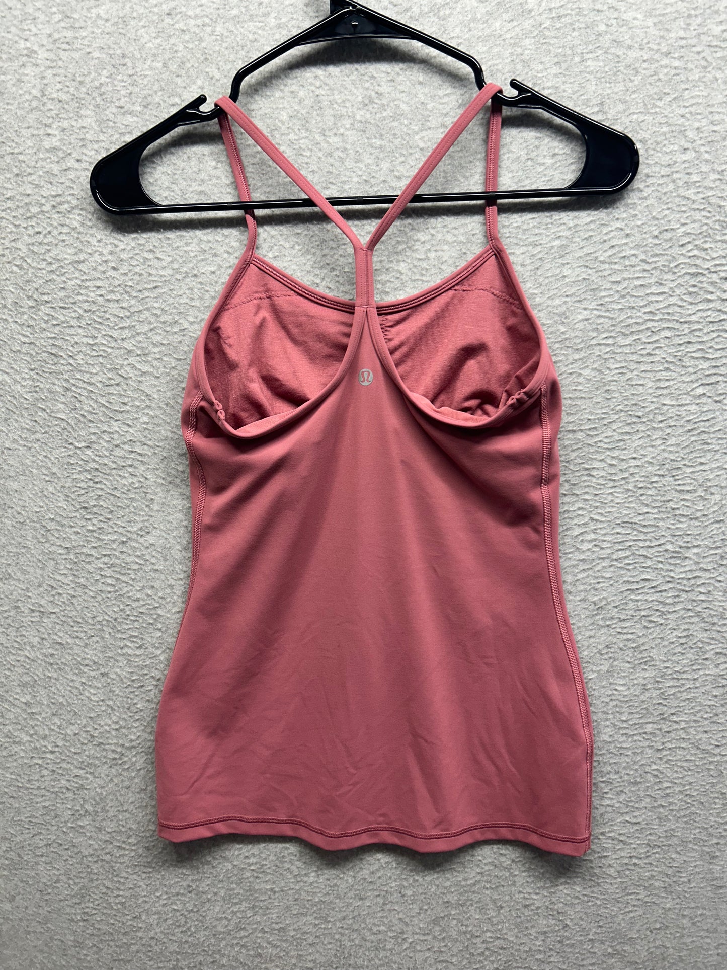 Lululemon Power Y Tank Size 4 Cherry Tint