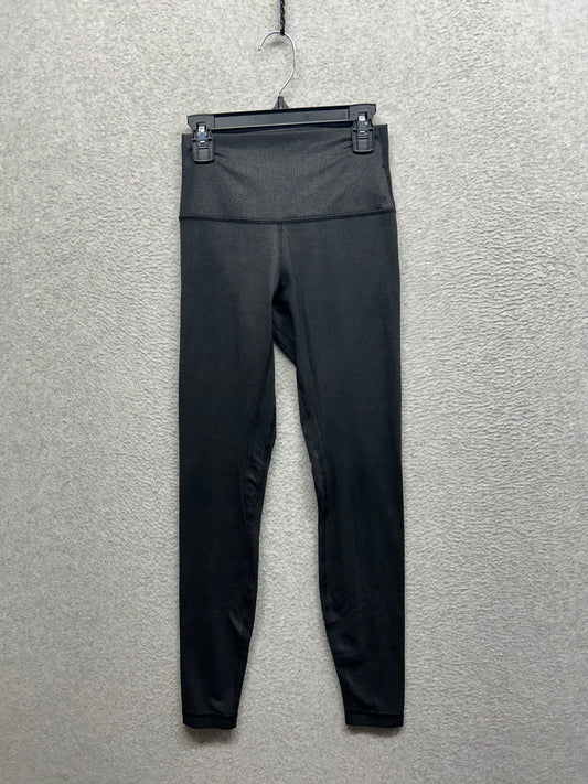 Lululemon Align Ribbed High-Rise Pant 28" Shine Size 4 (Square) Black