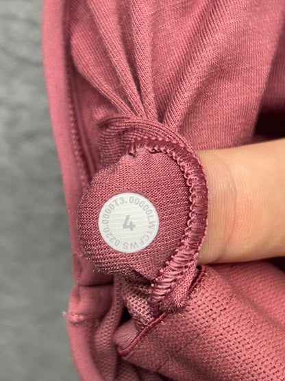 Lululemon Power Y Tank Size 4 Cherry Tint