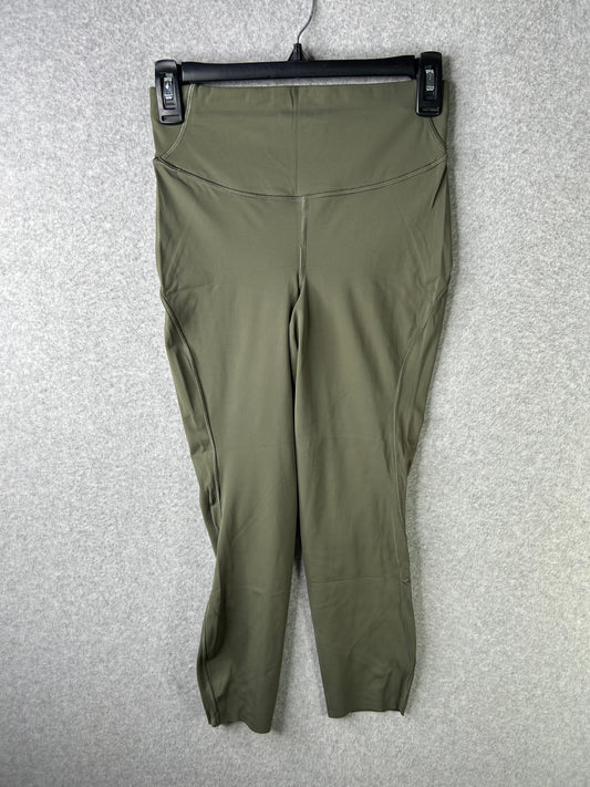 Lululemon Base Pace High-Rise Crop 22" Size 6 Army Green
