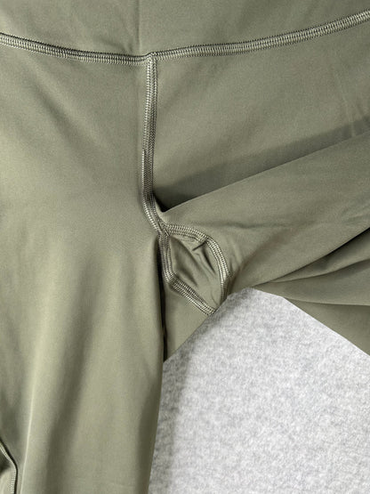 Lululemon Base Pace High-Rise Crop 22" Size 6 Army Green