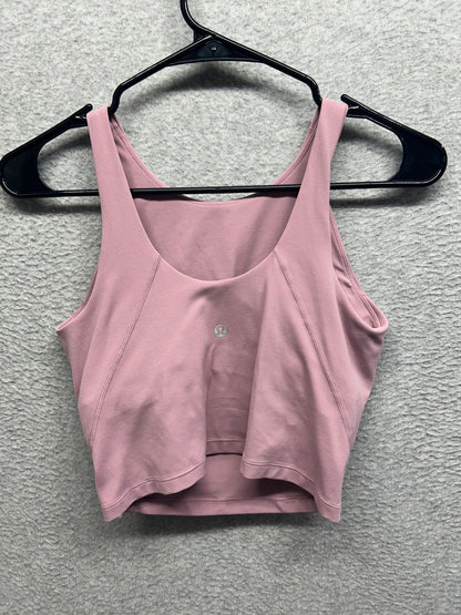 Lululemon Align High-Neck Tank Top Size 4 Pink Taupe