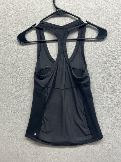 Lululemon Tank Top Size 4 Black