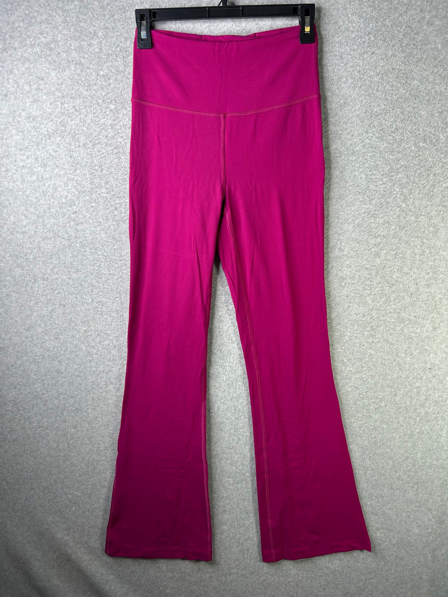 Lululemon Groove Super-High-Rise Flared Pant Nulu Size 6 Magenta Purple
