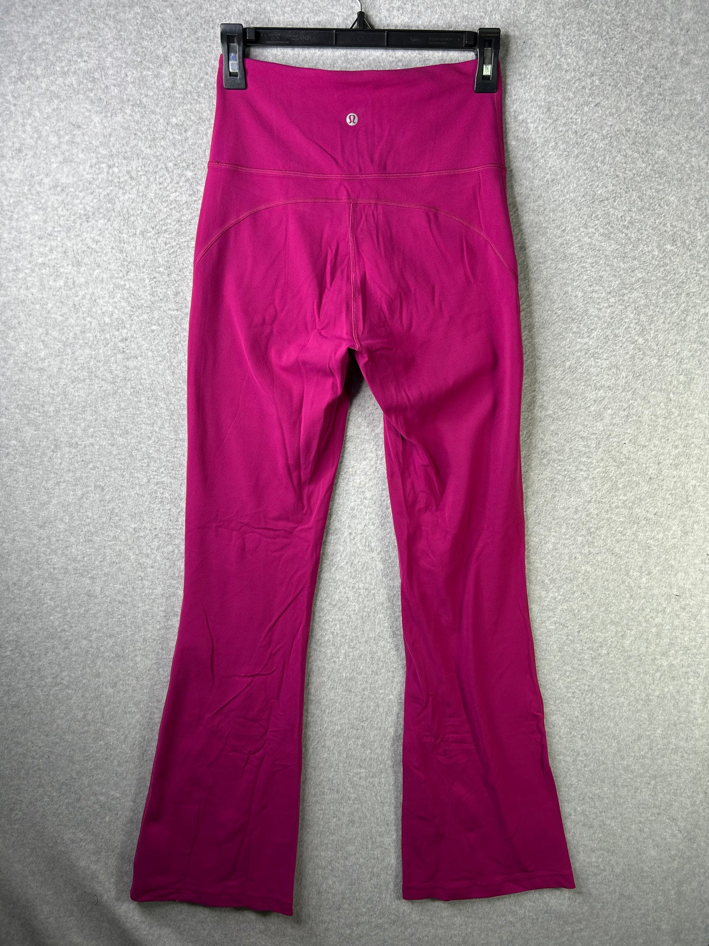 Lululemon Groove Super-High-Rise Flared Pant Nulu Size 6 Magenta Purple