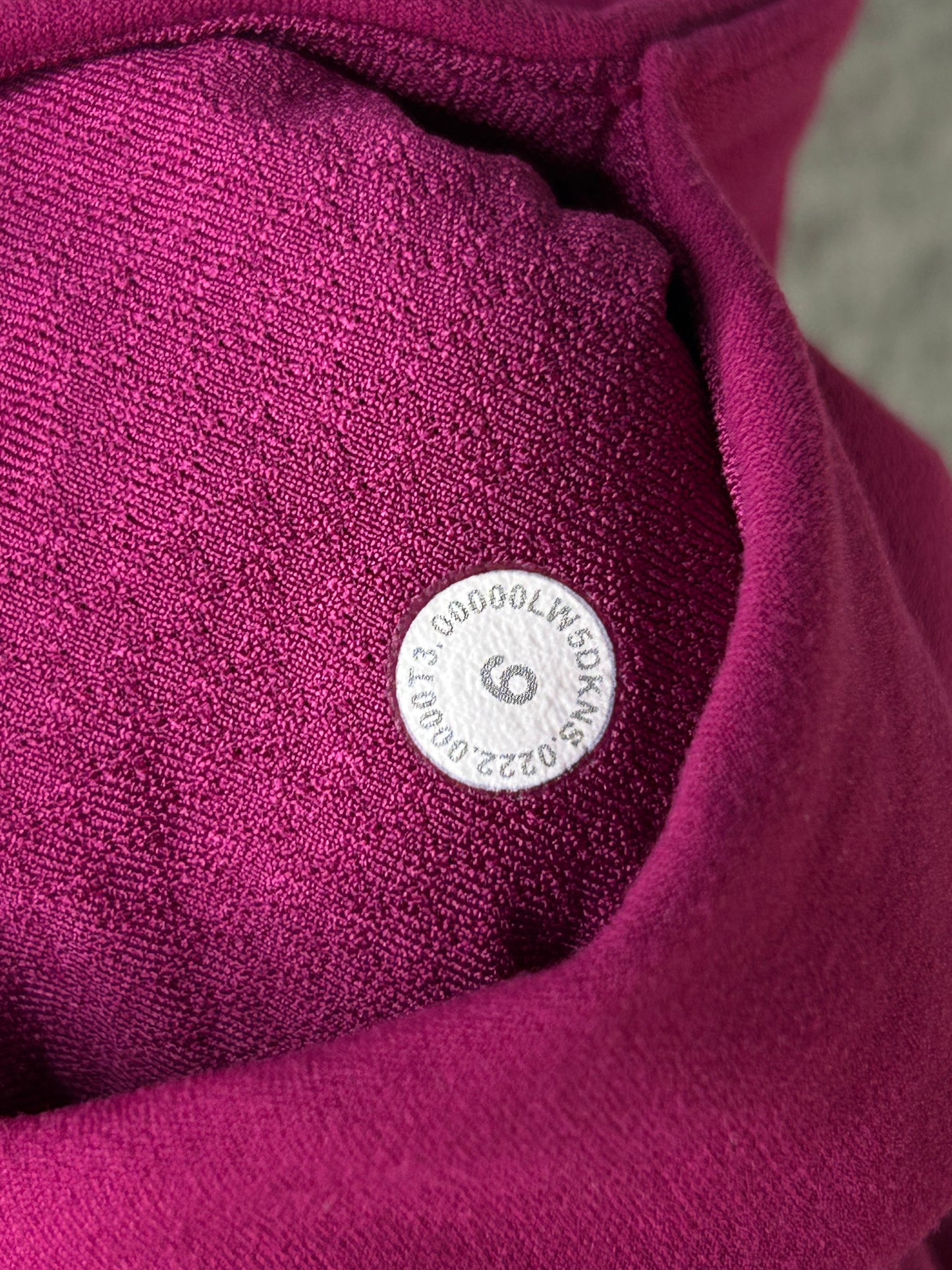 Lululemon Groove Super-High-Rise Flared Pant Nulu Size 6 Magenta Purple