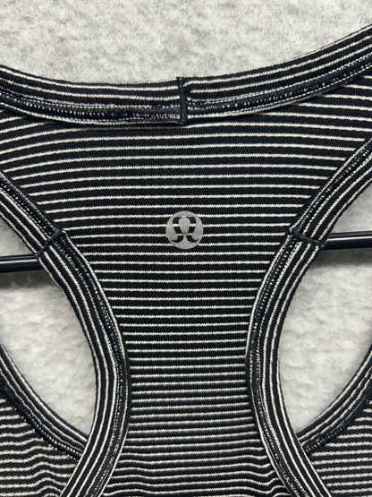 Lululemon Swiftly Tech Racerback Black White Stripe