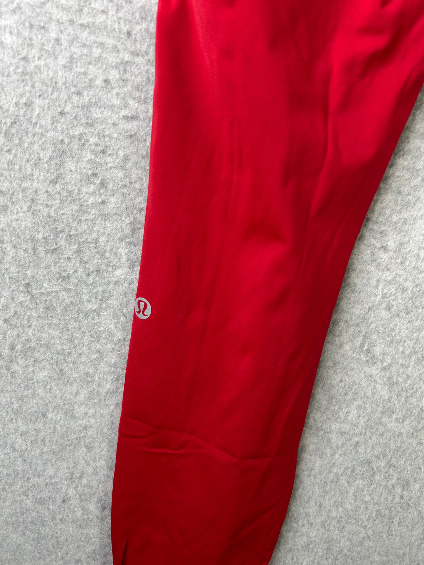 Lululemon Fast & Free 7/8 Tight II Non-Reflective Nulux 25" Size 6 Dark Red
