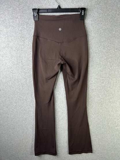 Lululemon Align High-Rise Mini-Flare Pant Size 4 Espresso (Square Dot)