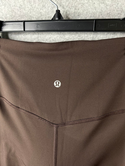 Lululemon Align High-Rise Mini-Flare Pant Size 4 Espresso (Square Dot)