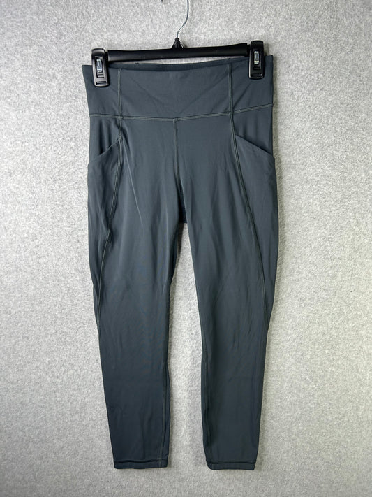 Lululemon Time To Sweat Crop 24" Size 6 Melanite