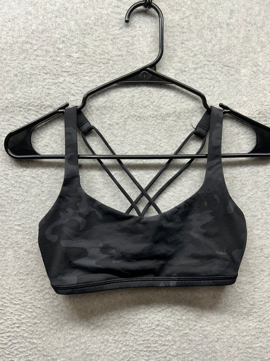 Lululemon Free To Be Bra Size 4 Incognito Camo Multi Grey