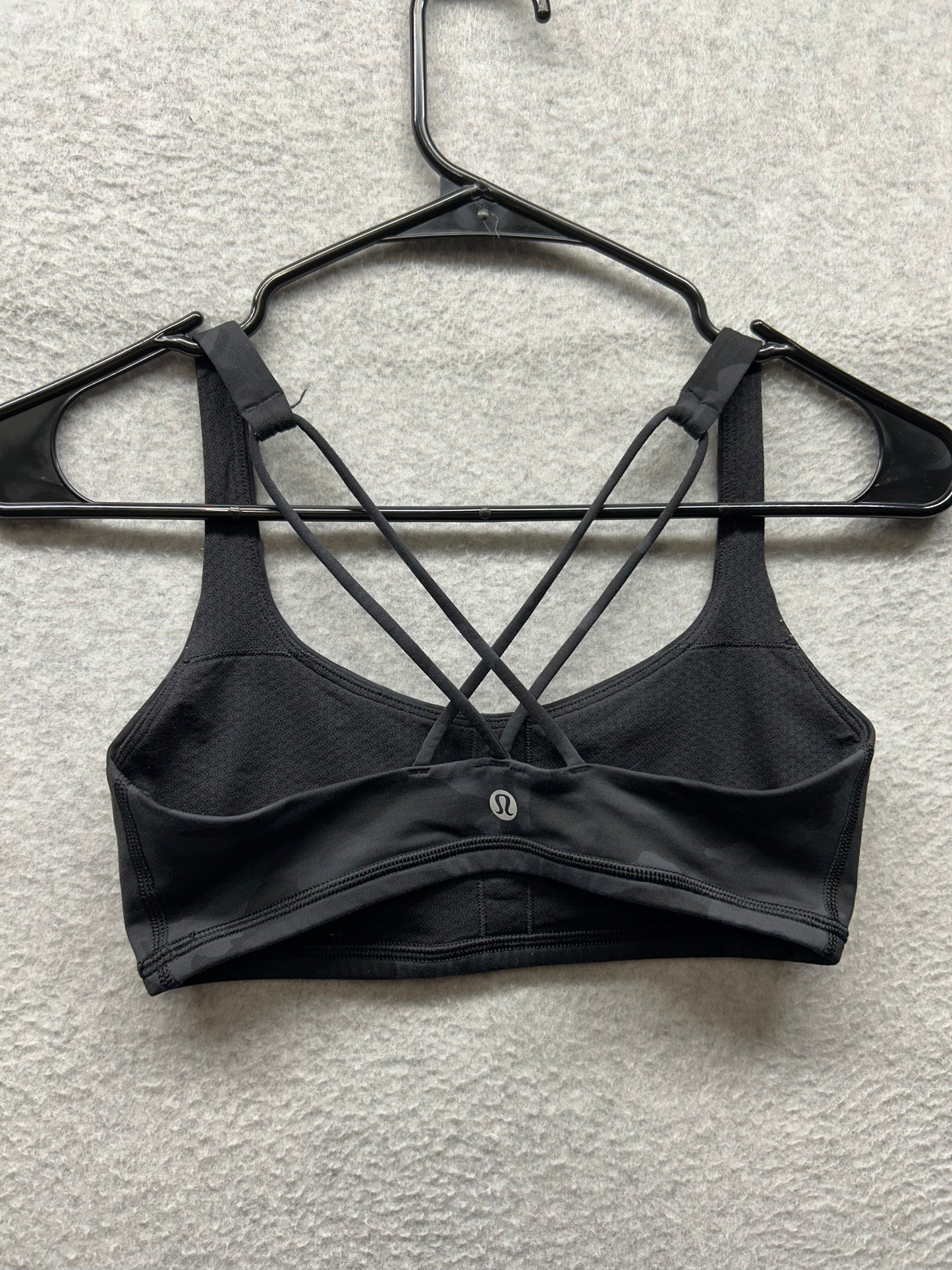 Lululemon Free To Be Bra Size 4 Incognito Camo Multi Grey