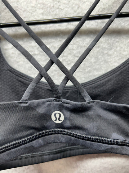 Lululemon Free To Be Bra Size 4 Incognito Camo Multi Grey