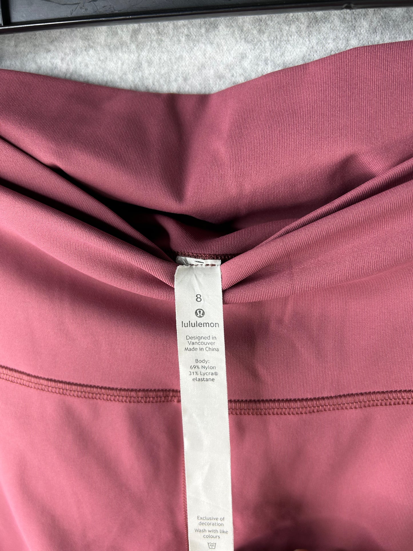 Lululemon Wunder Under High-Rise Tight  Luxtreme 28" Size 8 Misty Merlot