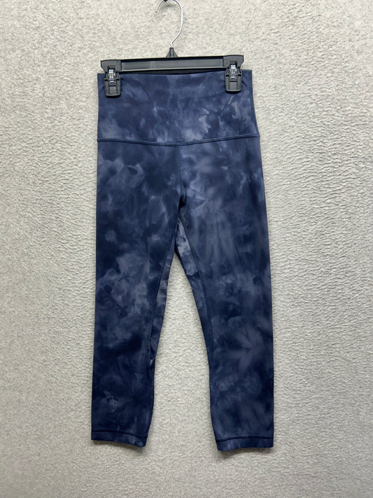 Lululemon Align Crop 21" Size 4 Diamond Dye Asphalt Grey | True Navy