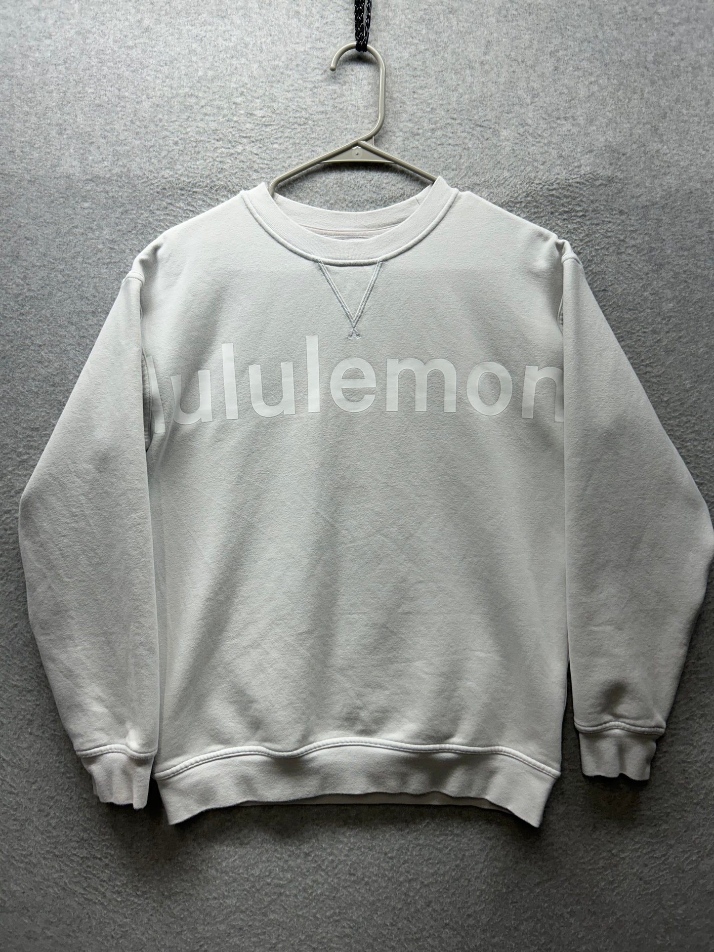 Lululemon All Yours Crew Graphic Sweatshirt Size 6? White