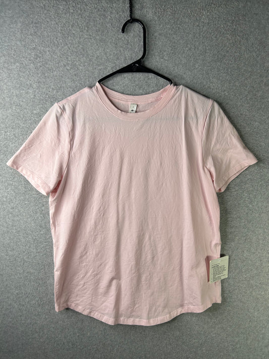 Lululemon Love Crew T-Shirt Size 6 Strawberry Milkshake