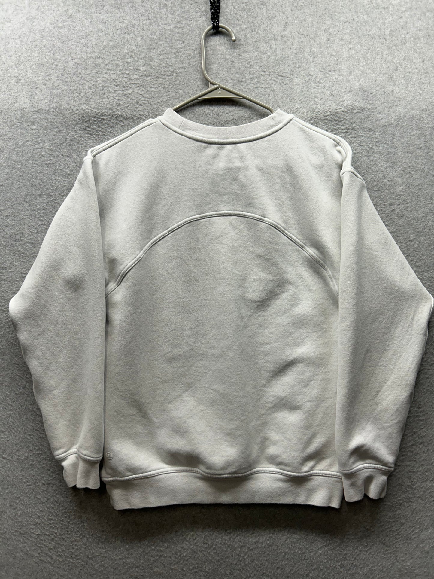 Lululemon All Yours Crew Graphic Sweatshirt Size 6? White