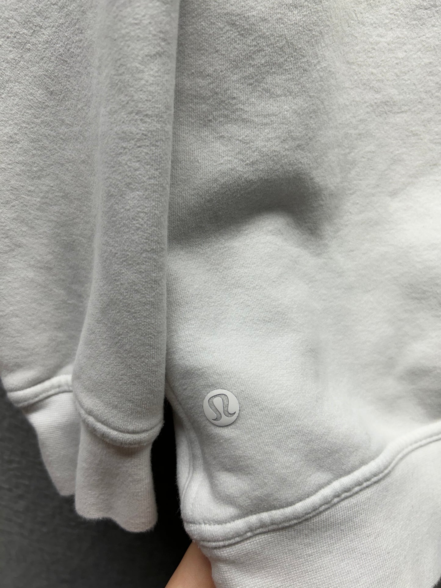 Lululemon All Yours Crew Graphic Sweatshirt Size 6? White