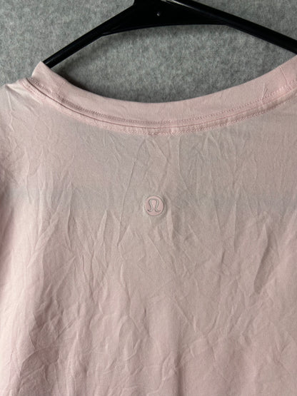 Lululemon Love Crew T-Shirt Size 6 Strawberry Milkshake