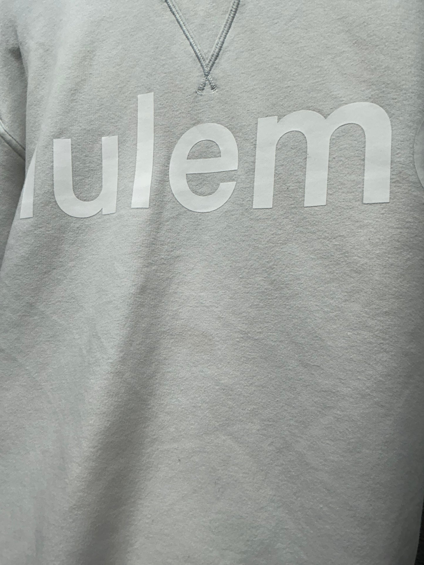 Lululemon All Yours Crew Graphic Sweatshirt Size 6? White
