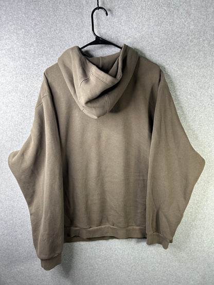 Lululemon Steady State Pullover Hoodie Mens Size 2XL Biege Brown (Square Dot)